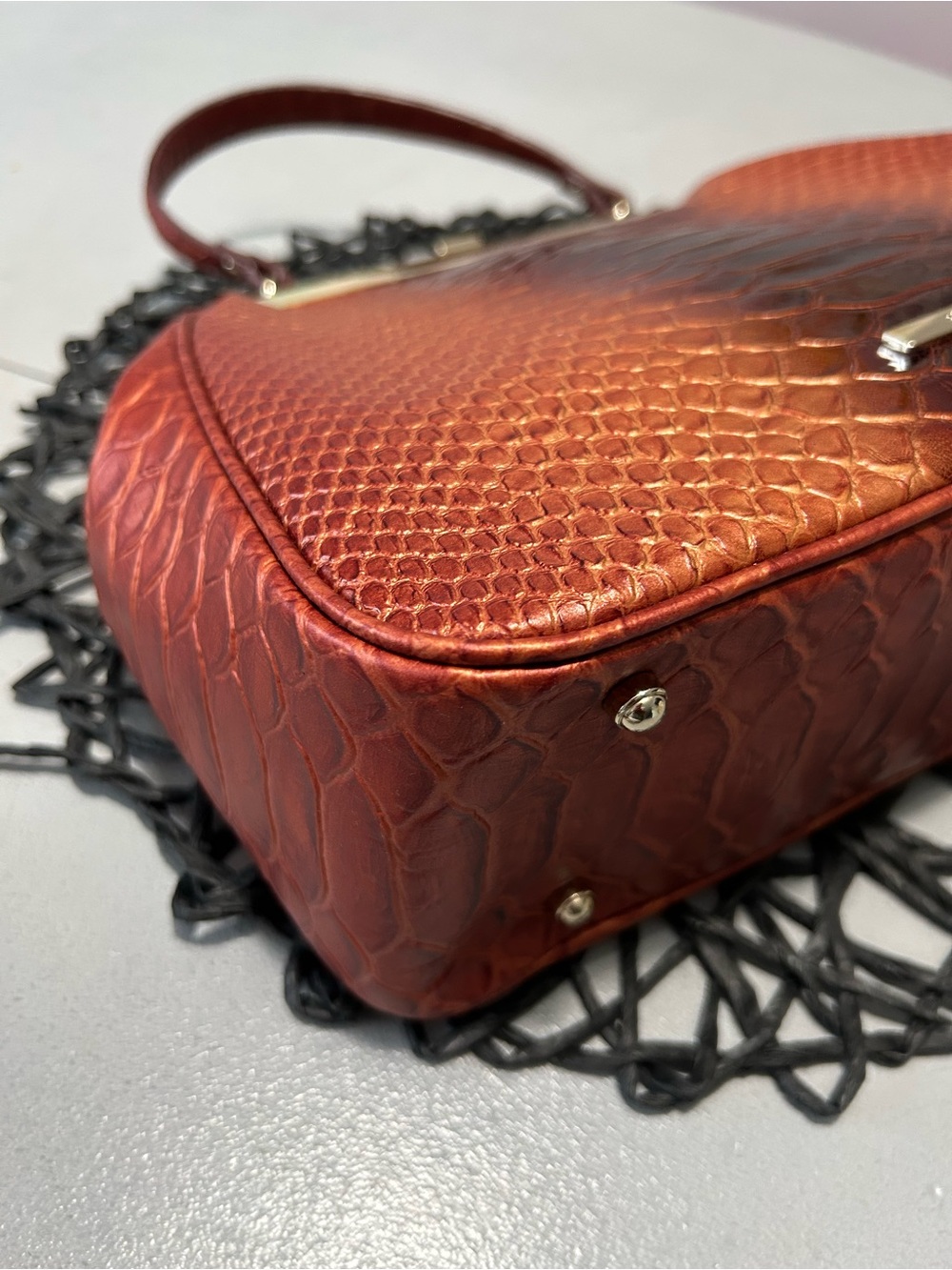 Brahmin Emmy Foliage Lakewood Leather Bag NWOT - Picture 14 of 16